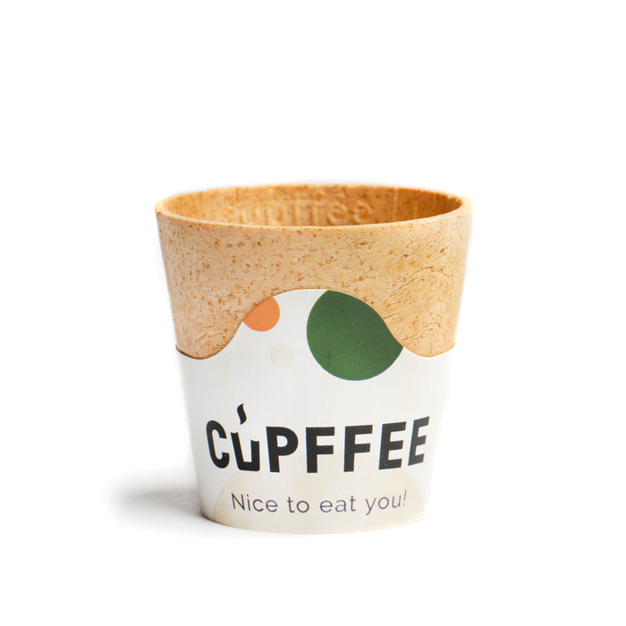 Jedlé šálky Cupffee - 110 ml / 220 ml (káva s sebou, kakao, horké nápoje)