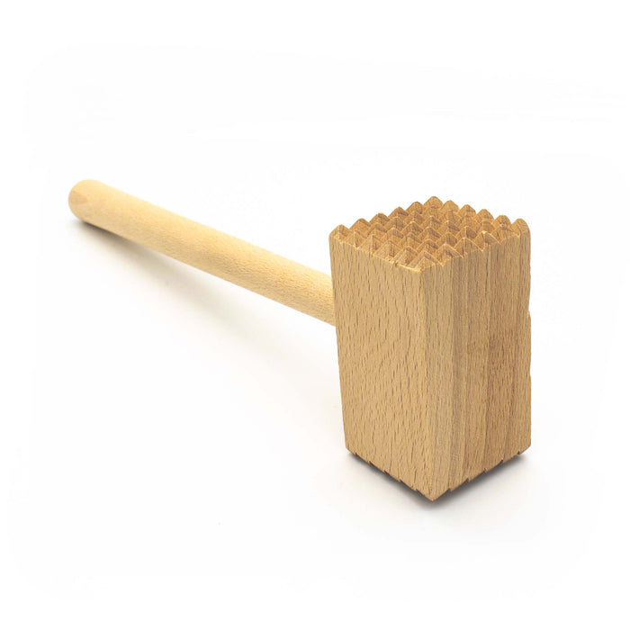Meat tenderizer wooden meat mallet without plastic
