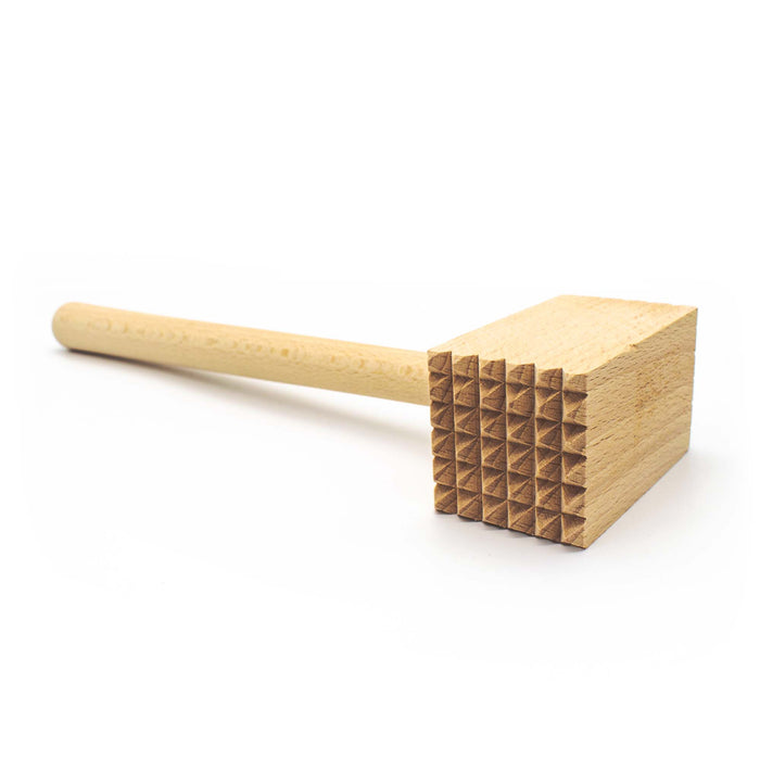 Meat tenderizer wooden meat mallet without plastic
