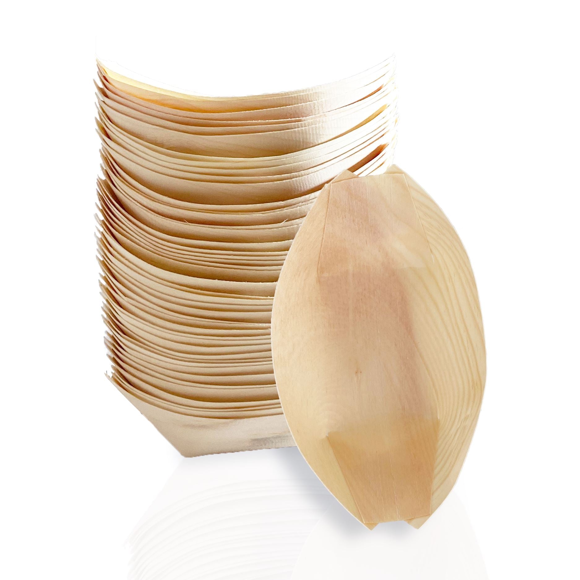 Snackschale Fingerfood Holzschiffchen 11 cm — Wisefood