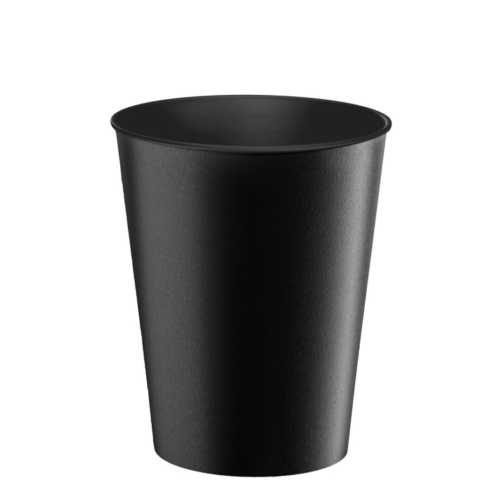 Copo reutilizável com tampa 300ml (12oz) (preto)