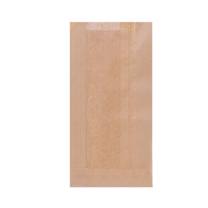 Paper bakery bag - brown 20 x 7 x 42 cm