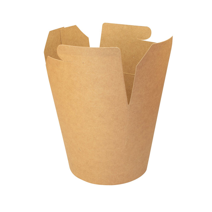 Paper Food Box - brown 470ml - PLA