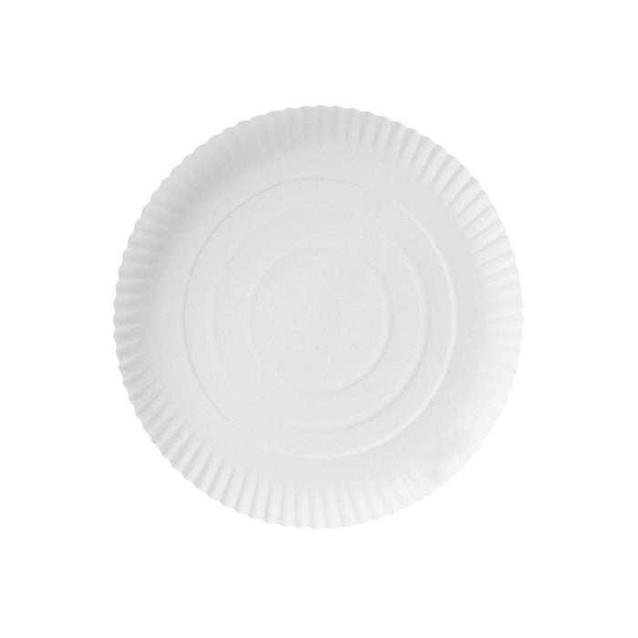 Paper bowl - round white 26 x 2 cm