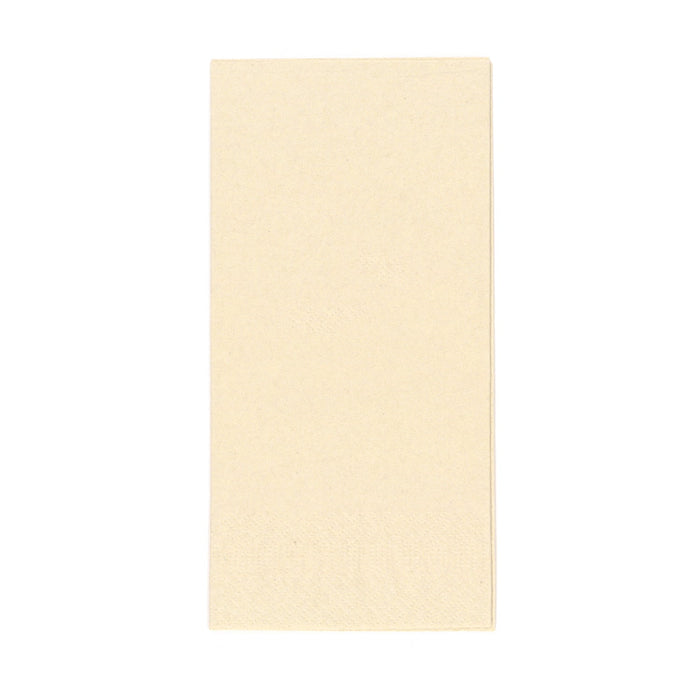 Paper napkins - square cream 33 cm 3 ply 1/8 fold