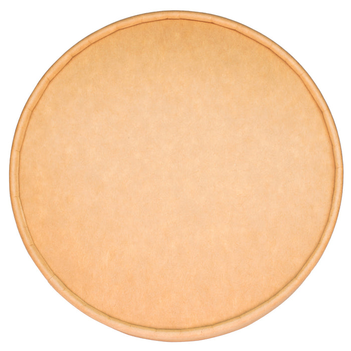 Paper lid brown (suitable for salad bowl 1300ml)