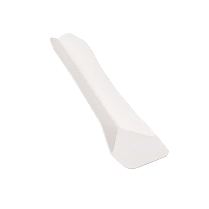 Cuchara de papel desechable - Blanco 9,4 cm Cuchara de helado Cuchara desechable