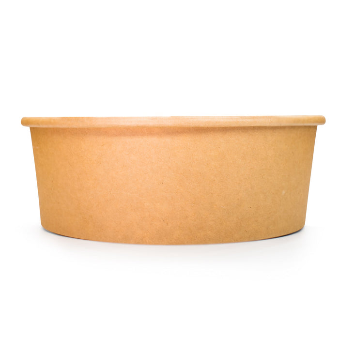 Salad Bowl Brown - 1300ml - Paper / Cardboard Bowl Disposable - Brown Salad Bowls