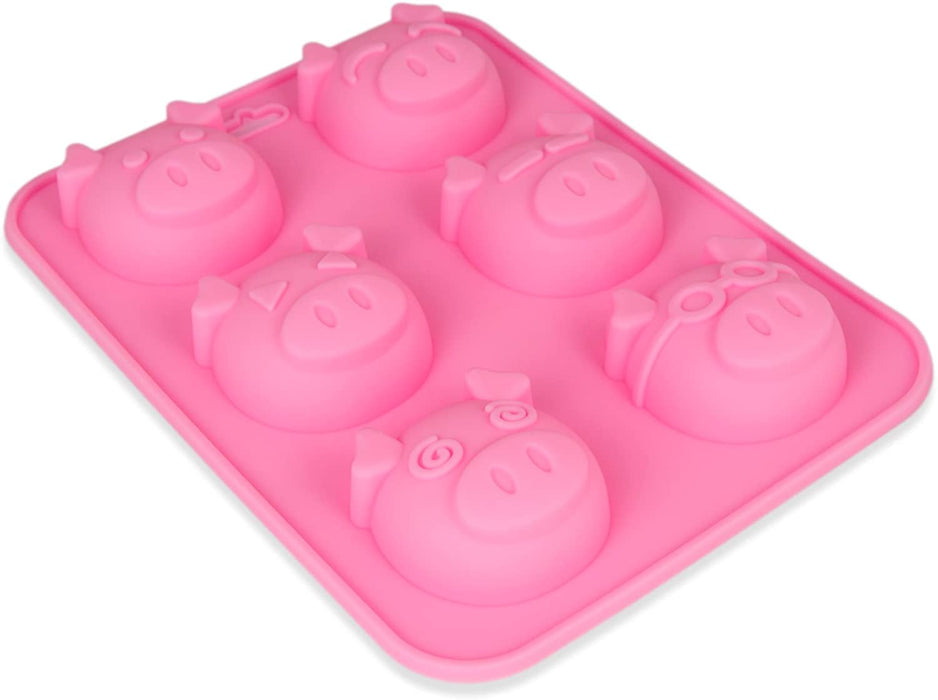 Silicone mold piggy - pink 23x17x3cm