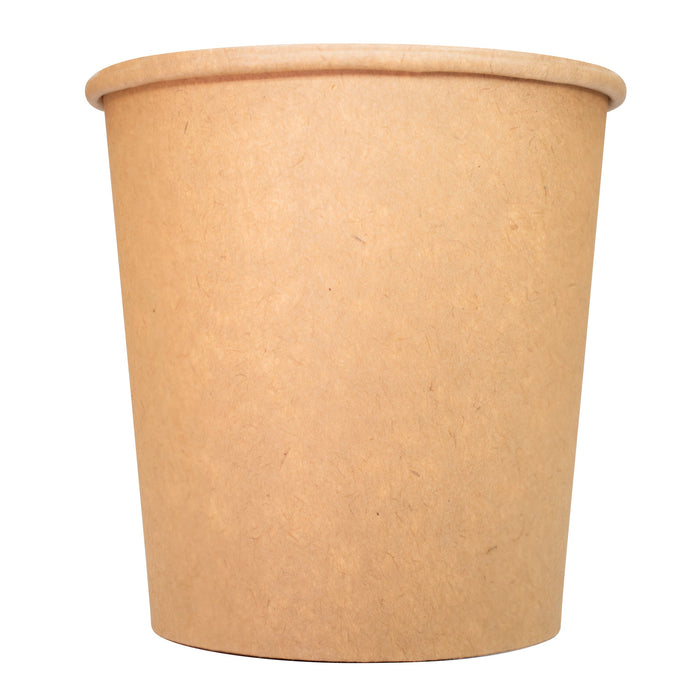 Suppenschüssel 480ml To Go Einweg - Suppenschale aus Papier - Biologisch abbaubare Pappbecher ohne PLA/ PE - Nachhaltige Einmal Suppenschale mit BIO- Beschichtung