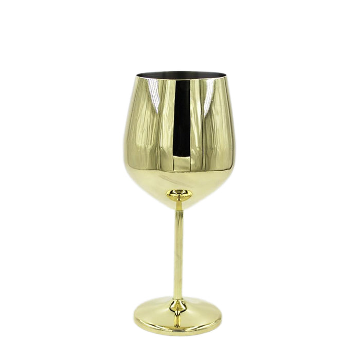 Edelstahl Weinglas gold 500ml