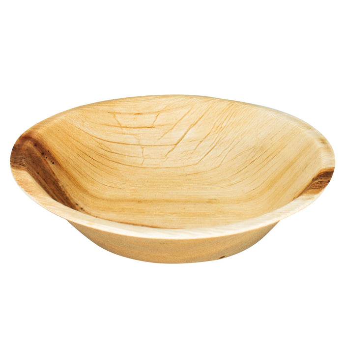 Palmblatt-Schale, rund, Ø 16,5 cm, beige
