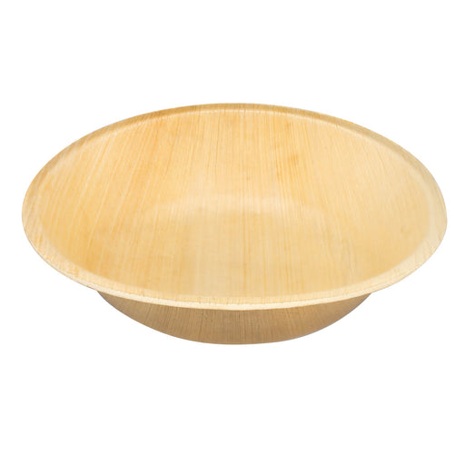 Palmblatt-Schale, rund, Ø 19 cm, beige